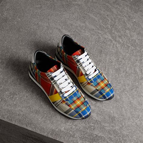 burberry tartan cotton sneakers|burberry tartan plaid.